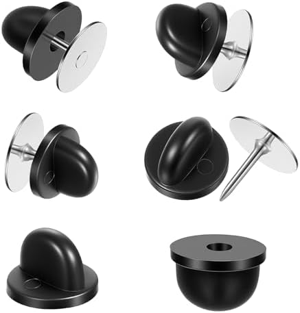 Aylifu Tie Tacks And Clutch Backs Set, 30 Pieces Tie Tacks Blank Pins (10 Mm In - Foto 8