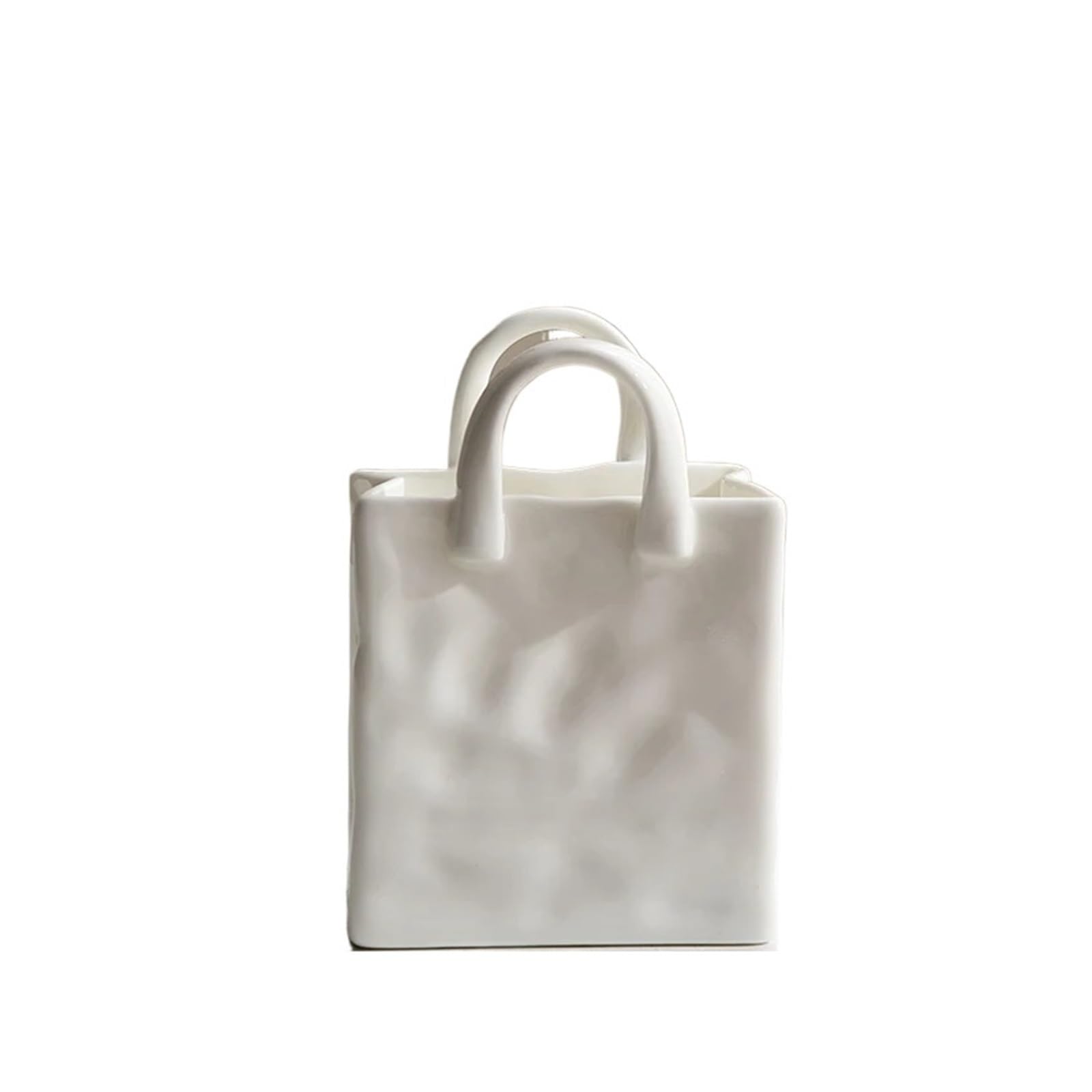 Vase en céramique sac à main moderne étanche pour fleurs de salon