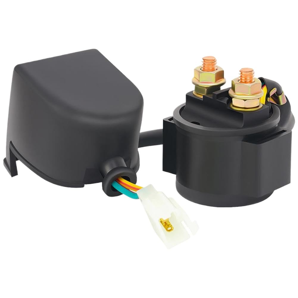 Relé de solenoide de arranque de 12 V Compatible con piezas de motocicletas automotrices para 125 600 MOTO-4 200 350 50 YFM50 80 YFM80 SRX250