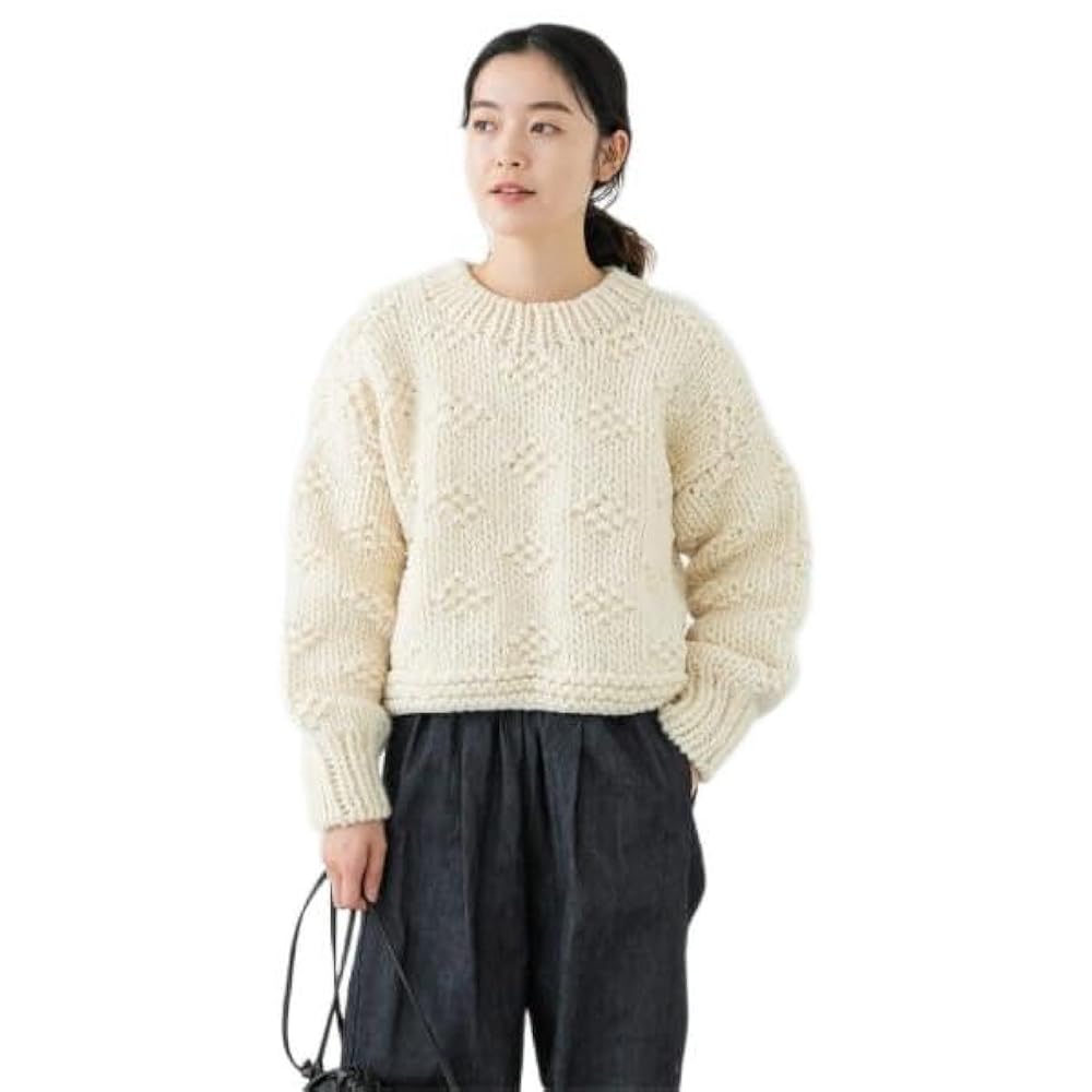 かぐれ　ペルーローゲージショートニット Amazon | [かぐれ] ペルーローゲージショートニット IVORY FREE