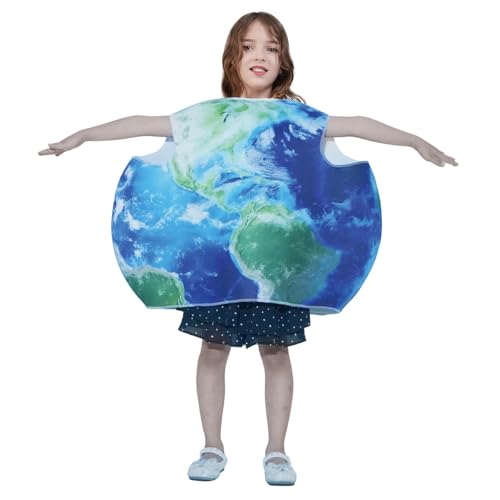 Disfraz de Planeta Tierra para Niños Azul miniatura 1