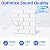 16 Pack Brick Acoustic Panels with Self-Adhesive, 12" X 12" X 0.4" Sound Proof Foam Panels for Walls, High Density Soundproof Wall Panels, Sound Dampening Panels for Home Studio Decor Office - White