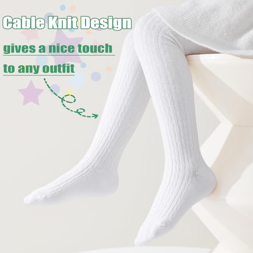 Mini angel Baby Tights Toddler Cable Knit Tights Cotton Warm Leggings Pantyhose Soft Stockings2