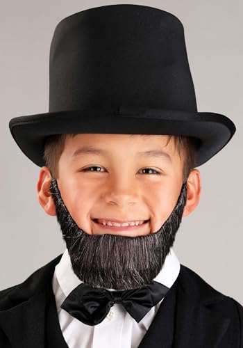 Disfraz para niños Abraham Lincoln con chaqueta negra miniatura 4