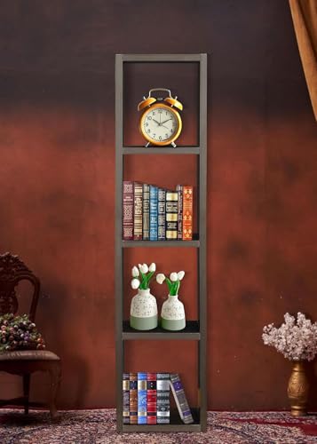 Image of SBF Furniture Engineered Wood Bookshelf Storage Shelve for Books Storage Book Rack Bookcase for Home Furniture|Cabinet Shelves for Office (5 Shelf) (Brown) DIY(Do-It-Yourself)