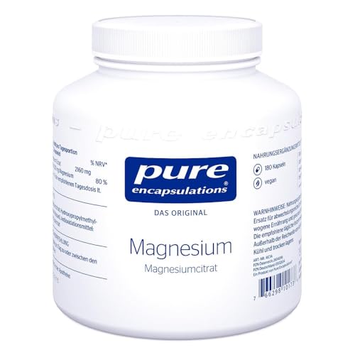 Pure Encapsulations Magnesium Magnesiumcitrat Kapseln, 180 S