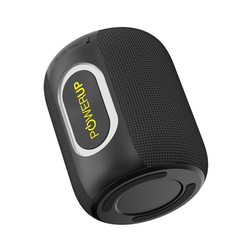 Image of GRIPP POWERUP Buddy 20W Portable Bluetooth Speaker with RGB Lights, Bluetooth 5.1, Up to 7Hrs Playback, TWS Feature, Built-in Mic, USB /TF Support, Type C Charging, Carry Strap - Blue