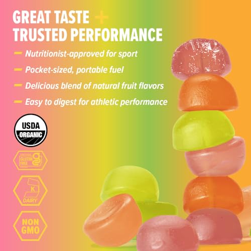 image for Honey Stinger Organic Citrus Splash Energy Chews, Gluten Free & Caffei