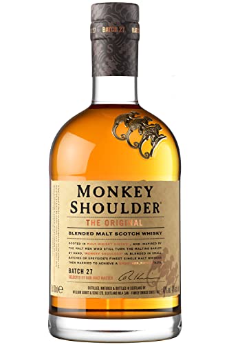 Monkey Shoulder Blended Malt Scotch Whisky - 70cl Cover