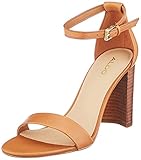 Leder, glatt. ALDO Damen Jerecly Pumps, Cognac, 40 EU