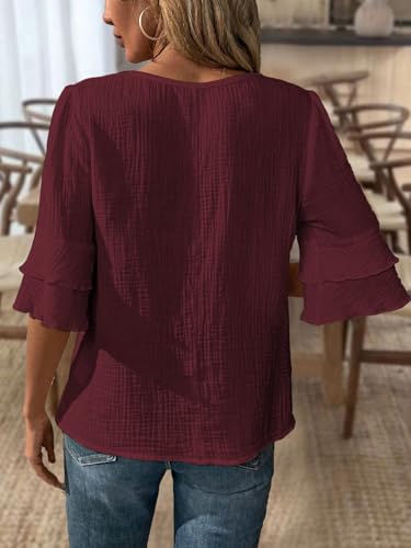 Image of TOPLOT Women's Top | Stylish Shirt Design | Comfortable Western Top| Easy Movement Structure | Trendy Look Styling | Versatile Perfect for Casual & Everyday Fashion (5231)