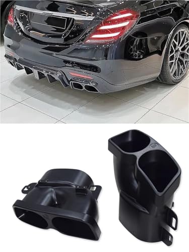 Embout d'échappement pour Benz Classe C E S finition inox sport
