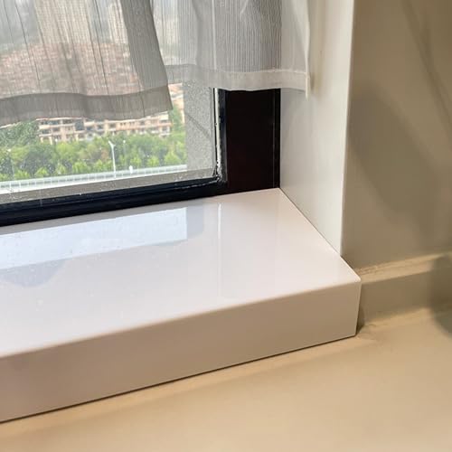 Evite filtraciones con cubierta alféizar ventana acabado mosaico blanco protector 2