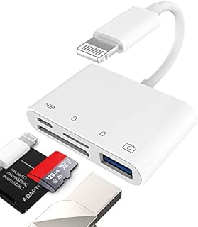 Camera Micro SD TF Memory Card Reader Lightning Male to USB3.0 Female Adapter OTG Cable for Apple iPhone 11 12 Mini max pro xs xr x se2 7 8plus Ipad air A Connector Flash Stick Drive Splitter