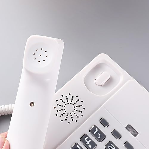 Téléphone fixe pour maison et bureau Hcd filaire avec numérotation rapide