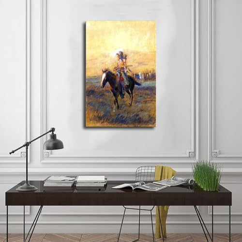 Toile Charles M Russell pour décorer un mur vide