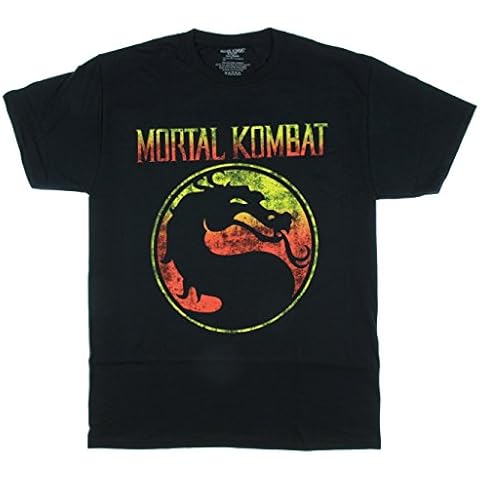 Mortal Kombat Logo Licensed Graphic T-Shirt - Medium Cover