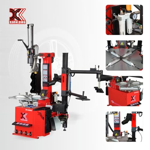 XK-806C-70D Tire Changer Machine Combo Wheel Balancer Rim Clamp 28 Inches 2.0 Horsepower