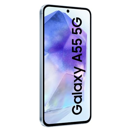 Image of Samsung Galaxy A55 5G (Awesome Iceblue, 8GB RAM, 256GB Storage) with Other Offers
