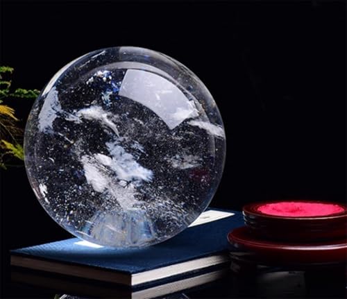 Esfera de cristal de cuarzo de 140mm, el regalo de inauguracion ideal con soporte Feng Shui 8