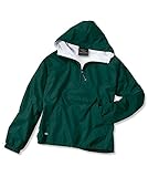 Charles River Apparel Kids' Big Classic Solid Pullover, Forest, XL