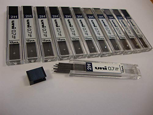 Uni-Ball 0.7mm 2H Leads - 144 Leads in Total - Refillable Writing Instrument