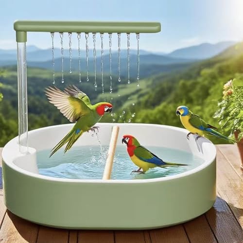 Bain automatique pour oiseaux douche pour calopsitte et pinson