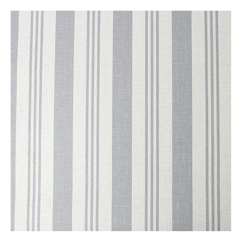 Super fresco Slate Grey Soft Ticking Stripe Wallpaper
