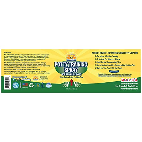 Bodhi Dog Potty Training Spray | Indoor Outdoor Potty Training Aid for Dogs & Puppies | Puppy Potty Training for Potty Pads | Made in USA