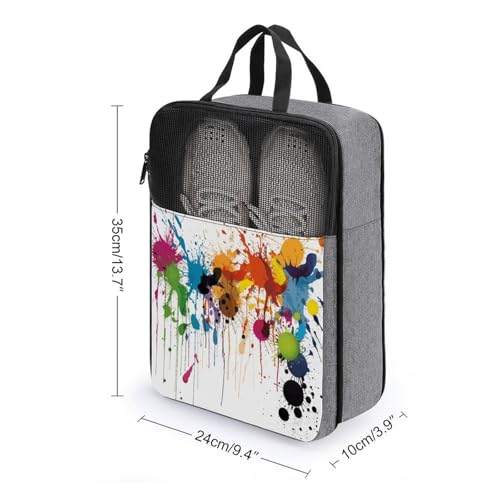 Bolsas de viaje con estampado abstracto para maletas ordenadas 2