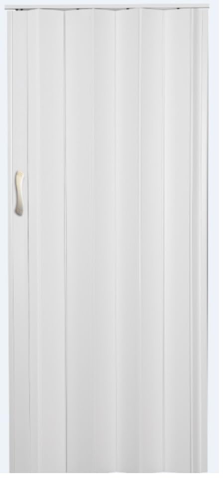 Falttür Höhe 202 cm Einbaubreite bis 71 cm Schiebetür Tür weiß Farben Doppelwandprofil Neu TOP-Qualität pi-011