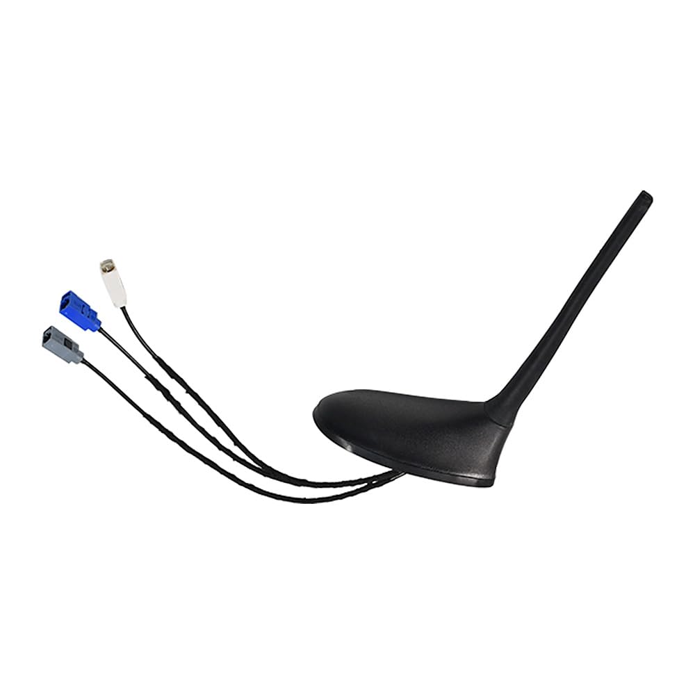 Antenna per Tetto con Connettori FM DAB+ GPS Compatibile con Jeep FIAT 500 Minto Giulietta 521153920 52115392 + 52068564