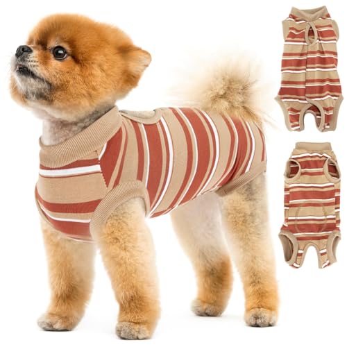 Image of SlowTon Dog Surgery Recovery Suit, Surgical Onesie for Female Male Dogs
