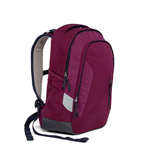 SATCH Pure Schulrucksack, 45 cm, 24 L, Purple Dark...