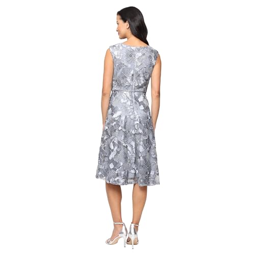 Image of S.L. Fashions Women's Short Knee Length Mother of The Bride, Cocktail, Wedding Guest, Soutache Party Dress
