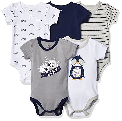 Image of Hudson Baby Unisex Baby Cotton Bodysuits