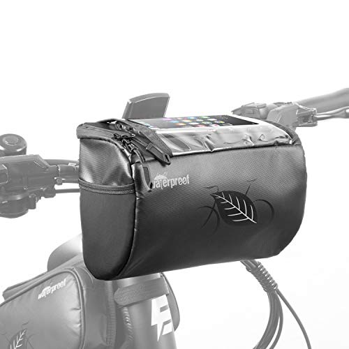 eAhora Bike Handlebar Bag, Cycling Handlebar Storage Basket Bag Mountain Electric Bicycle Front