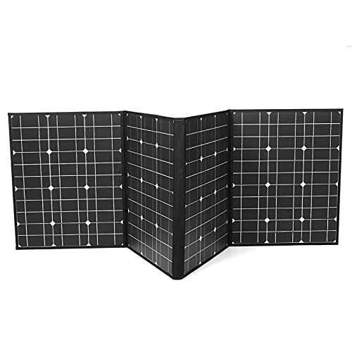 Panel solar plegable monocristalino de 18 V 400 W, panel de células solares portátil a prueba de agua con cables de 1,5 m + controlador de conjunto de interfaz USB para trabajo al aire libre Cover