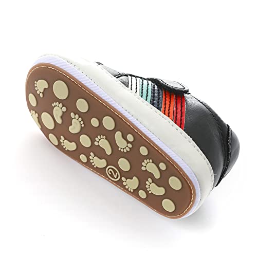 Image of Clowora Baby Boys Girls Shoes Non-Slip Rubber Sole Sneakers Infant First Walking Toddler Crib Shoes Newborn Loafers Flats.