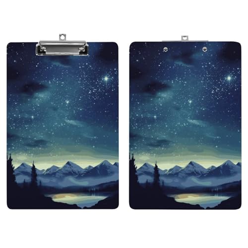 Planchette A4 clip bas en acrylique rigide et stable