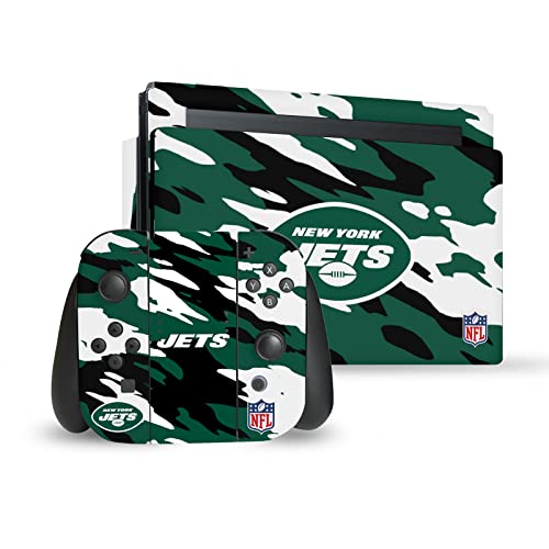 Skin autocollant Switch NFL Jets - Résolvez le problème des traces de doigts sur le dock