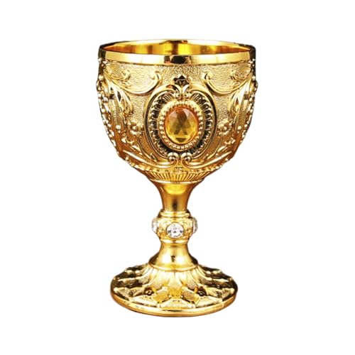 Verres À Vin – Flûtes À Tige En Métal Européennes Vintage, Calice À Liqueur Rétro De 30 Ml | Whisky Cocktail Tequila Vodka Boissons Au Brandy, Ustensiles De Bar Élégants Pour Cuisine Fête Vacances Mar