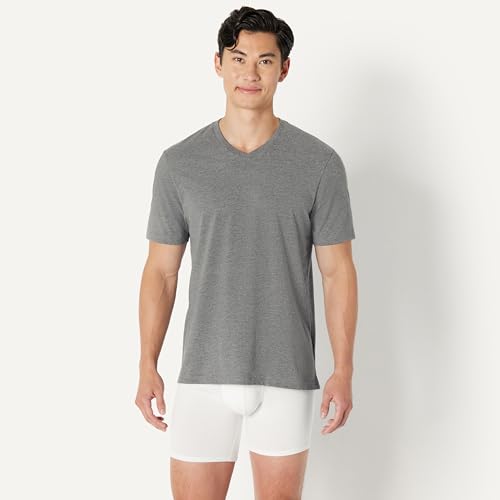 Image of Amazon Essentials Men's Regular-Fit Short-Sleeve T-Shirt, Pack of 6