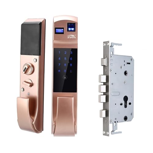 Xinfuli Biometrisches Türschloss mit Fingerabdruckscanner