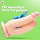 Doppel Dildo mit Saugnapf – Realistischer Dildo für Frauen & Männer – Sexspielzeug aus Silikon – Zwei Penisse mit Adern & Eichel – Dildo schwarz – Anal & Vaginal – 21,5 cm – Dildo Saugnapf – Sextoy