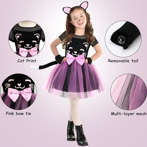 Disfraz de Gatita para Niñas Pequeñas con Accesorios miniatura 3