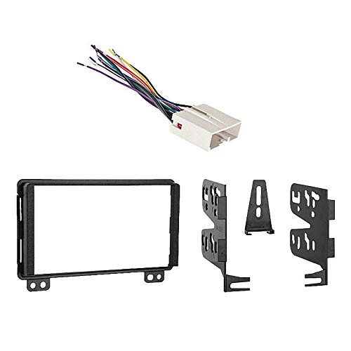 Harmony Audio Compatible with Lincoln Navigator 2004 2005 2006 w OE NAV & THX Audio Double DIN Radio Harness Dash Kit
