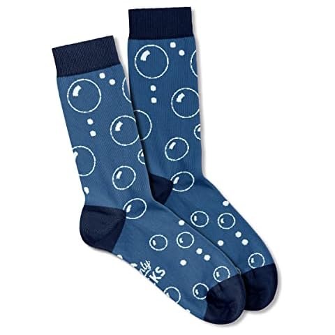 Men's Socks Bubbles Pattern Present Gift Keepsake for Him Casual UK Size 6 -11 Cover