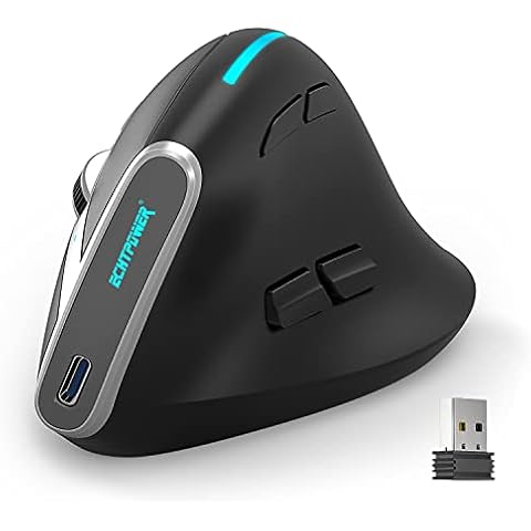 Ratón Ergonómico ECHTPower Bluetooth Inalámbrico Cover