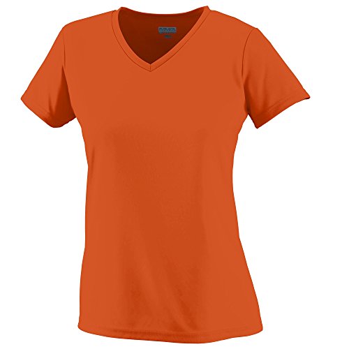 Augusta Sportswear Women's Standard Wicking t-Shirt, Orange, X-Large